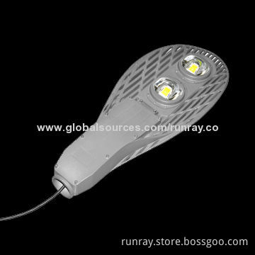 120W LED Streetlight, 80-110lm/W, 85-265V AC or 12V DC, EpiLEDs/Epistar/Bridgelux LED Chips